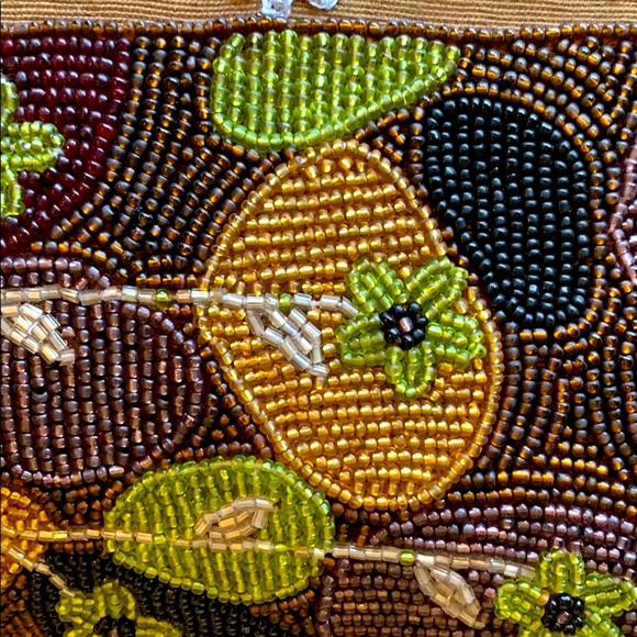 Beaded silk bag - Picture 4 of 8